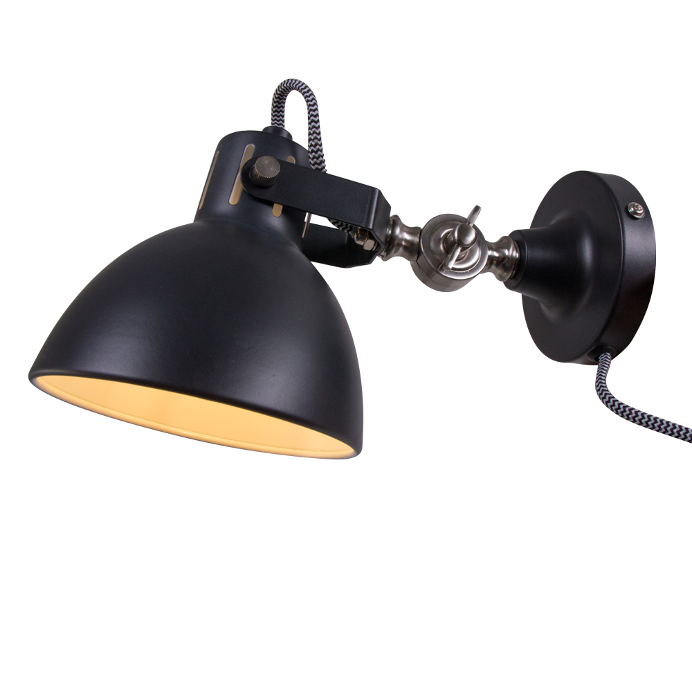 Zwarte wandlamp | Industriele online