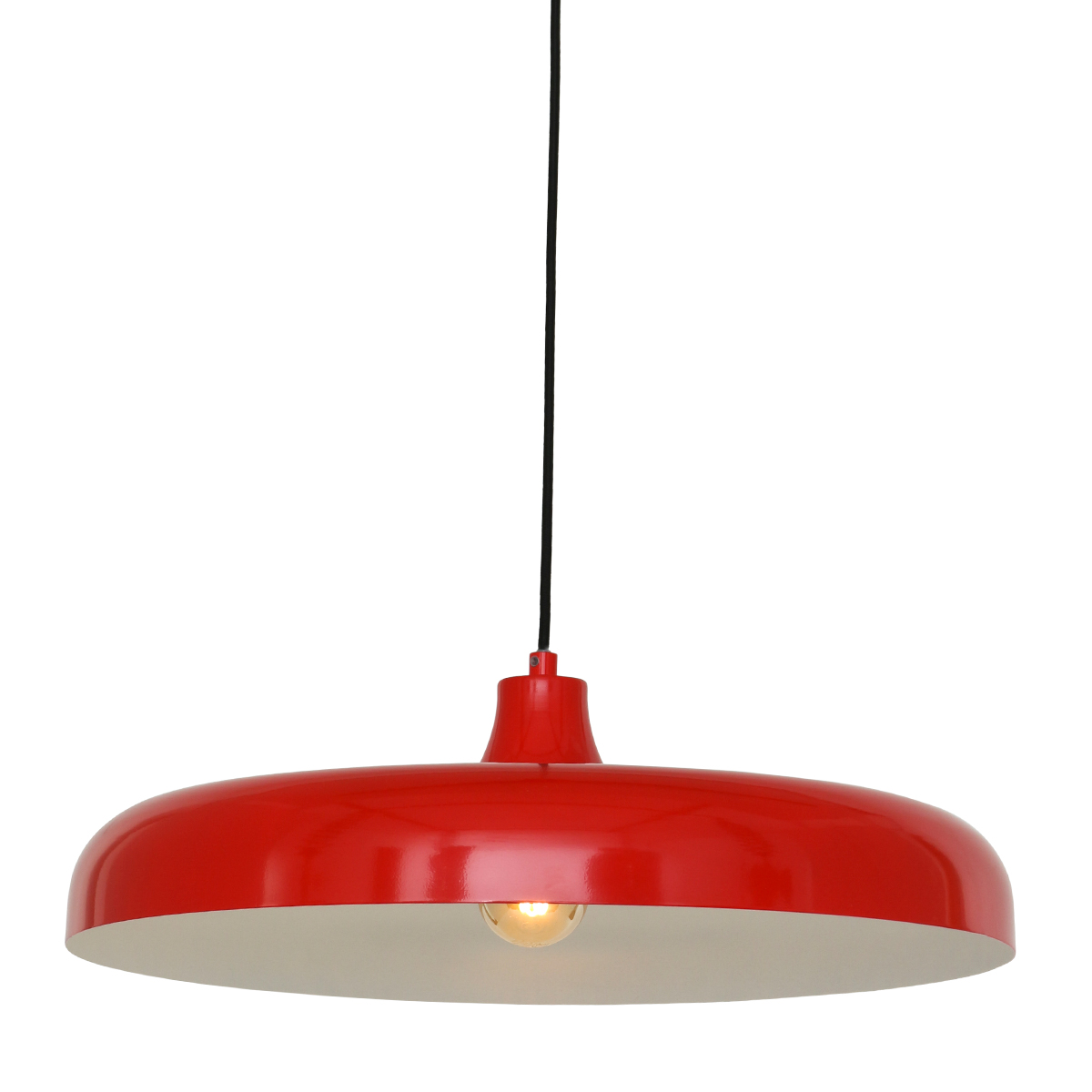 Warmte Wantrouwen intern Rode metalen moderne hanglamp Krisip | Industriele lampen online