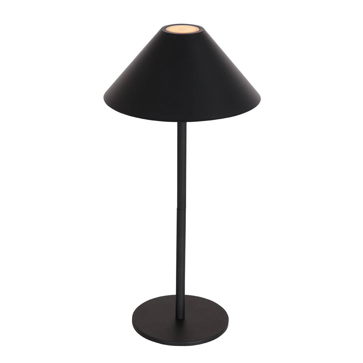 Zaklampen Italiaans bord Metalen Design tafellamp Ancilla zwart | Industriele lampen online
