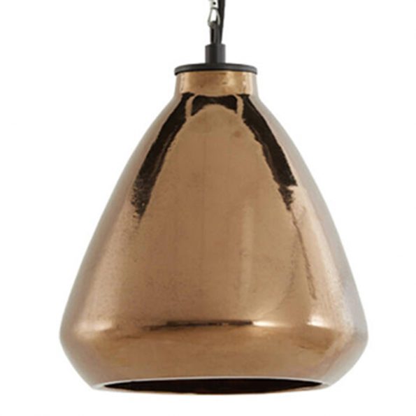 Industriële hanglamp Desi brons